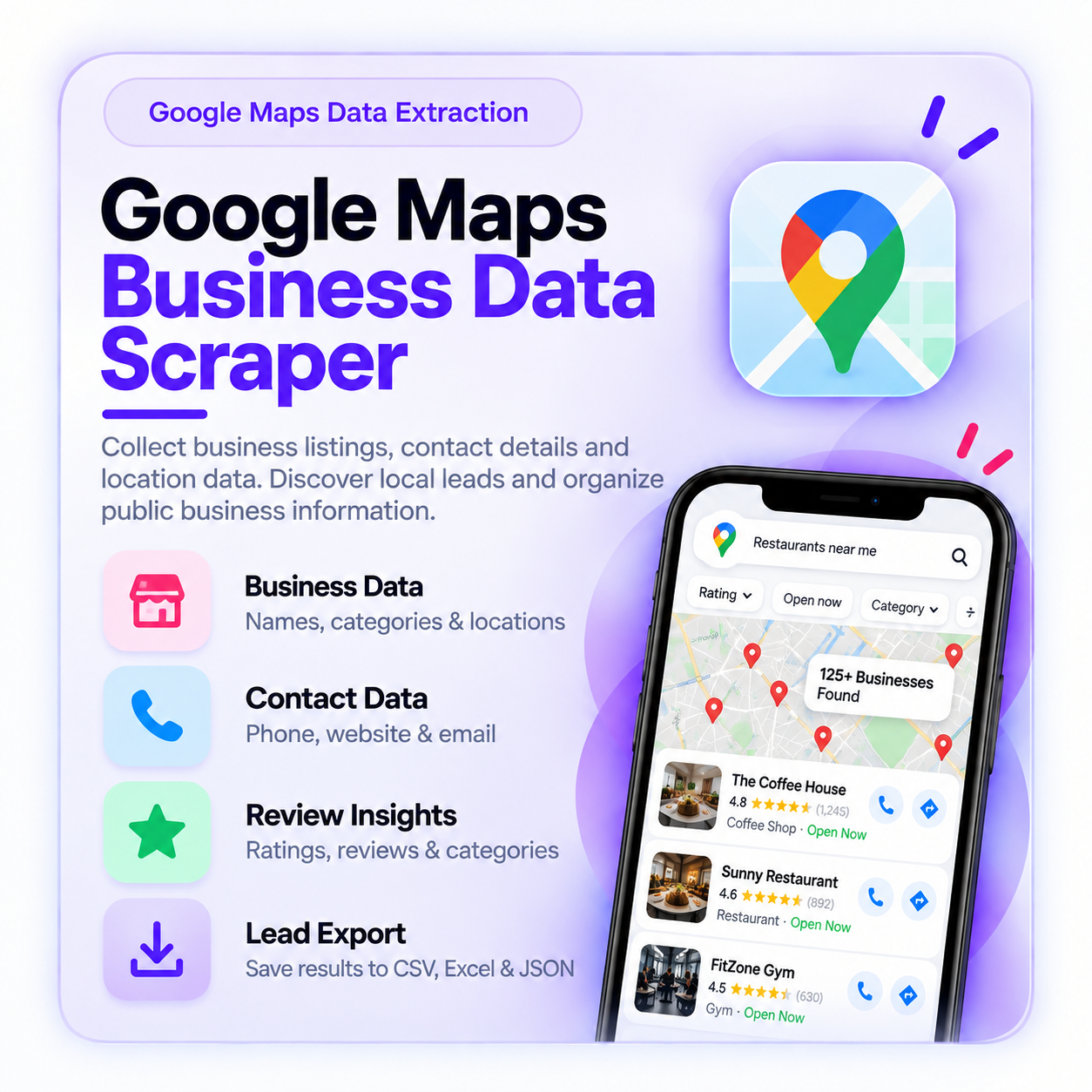 Google Maps Business Data Scraper Bot