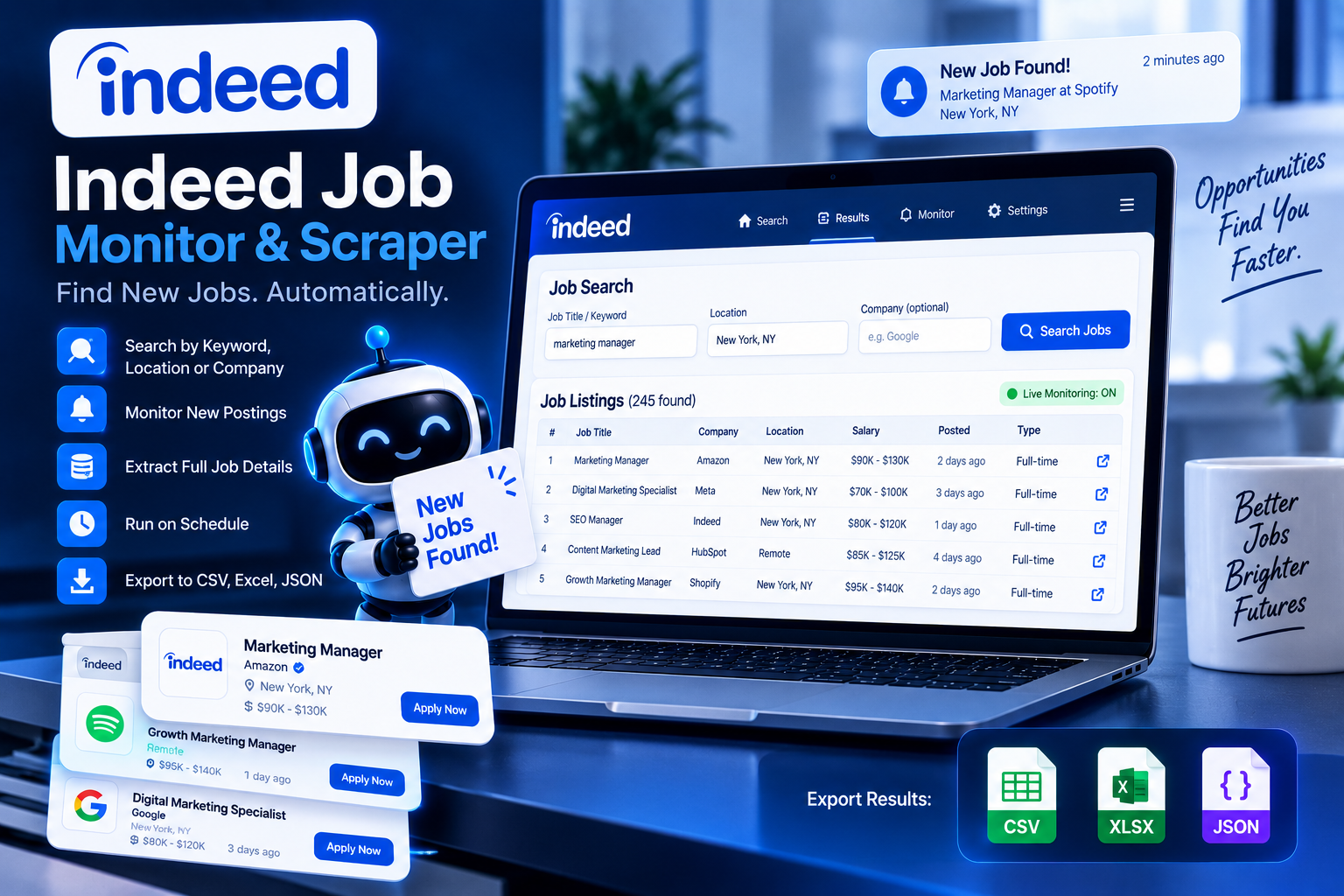 Indeed Job Monitor & Scraper