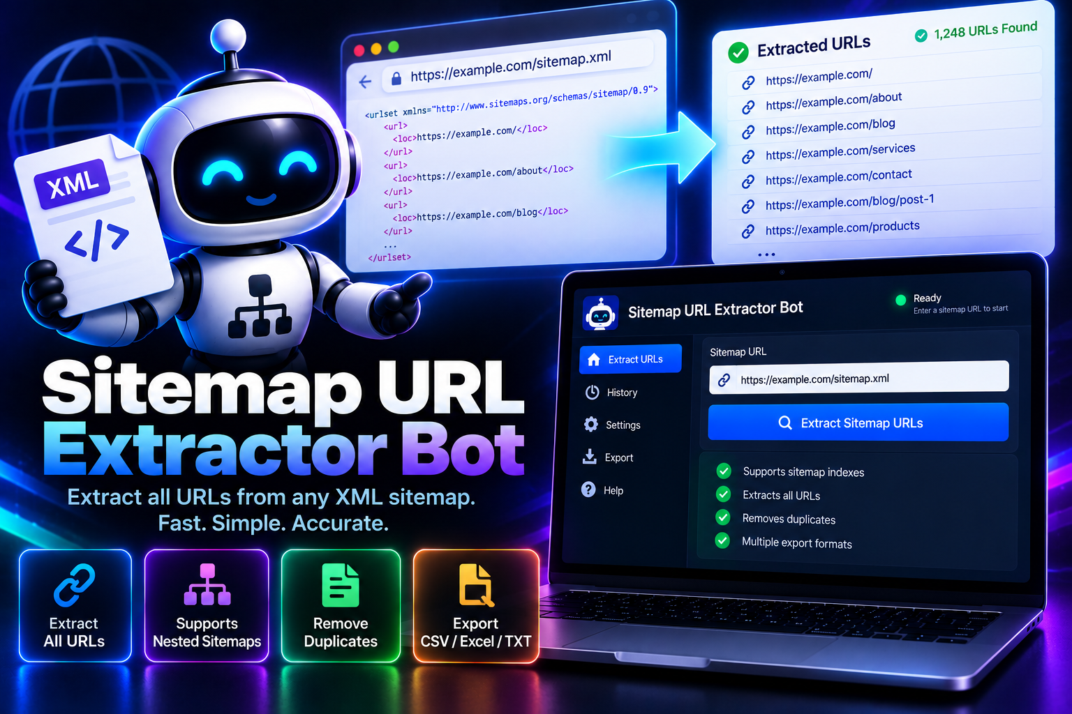 Sitemap URL Extractor Bot